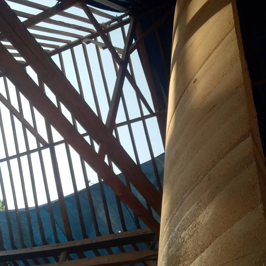 Earth Construction Bali - Rammed Earth Wall